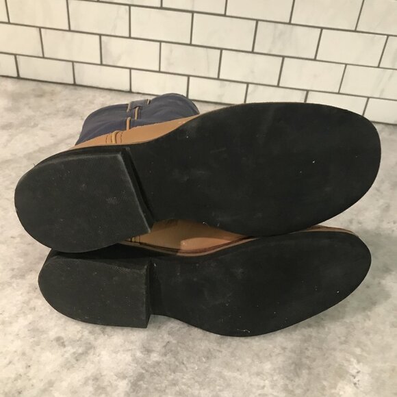 Laredo Boots Womens Size 8 Western Cowboy Square Toe Leather Made in USA 6967 - Picture 10 of 11